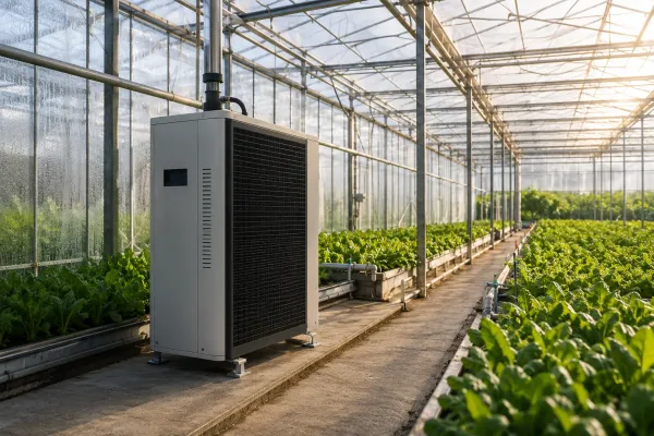 Déshumidificateur thermodynamique dans une serre